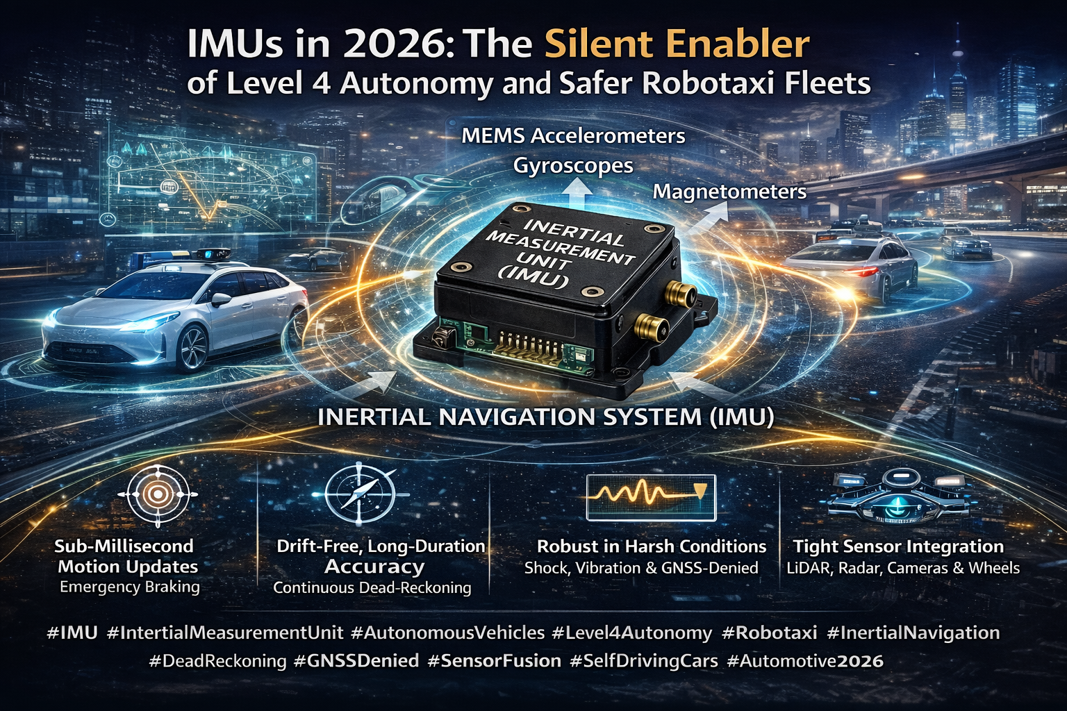 IMUs in 2026: The Silent Enabler of Level 4 Autonomy and Safer Robotaxi ...
