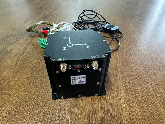Portable Battery-Powered North Finder 0.7° Heading Accuracy, 60mm Cube, 1W Low Power, for Portable Antenna, Field Met Station & Survey Rover
